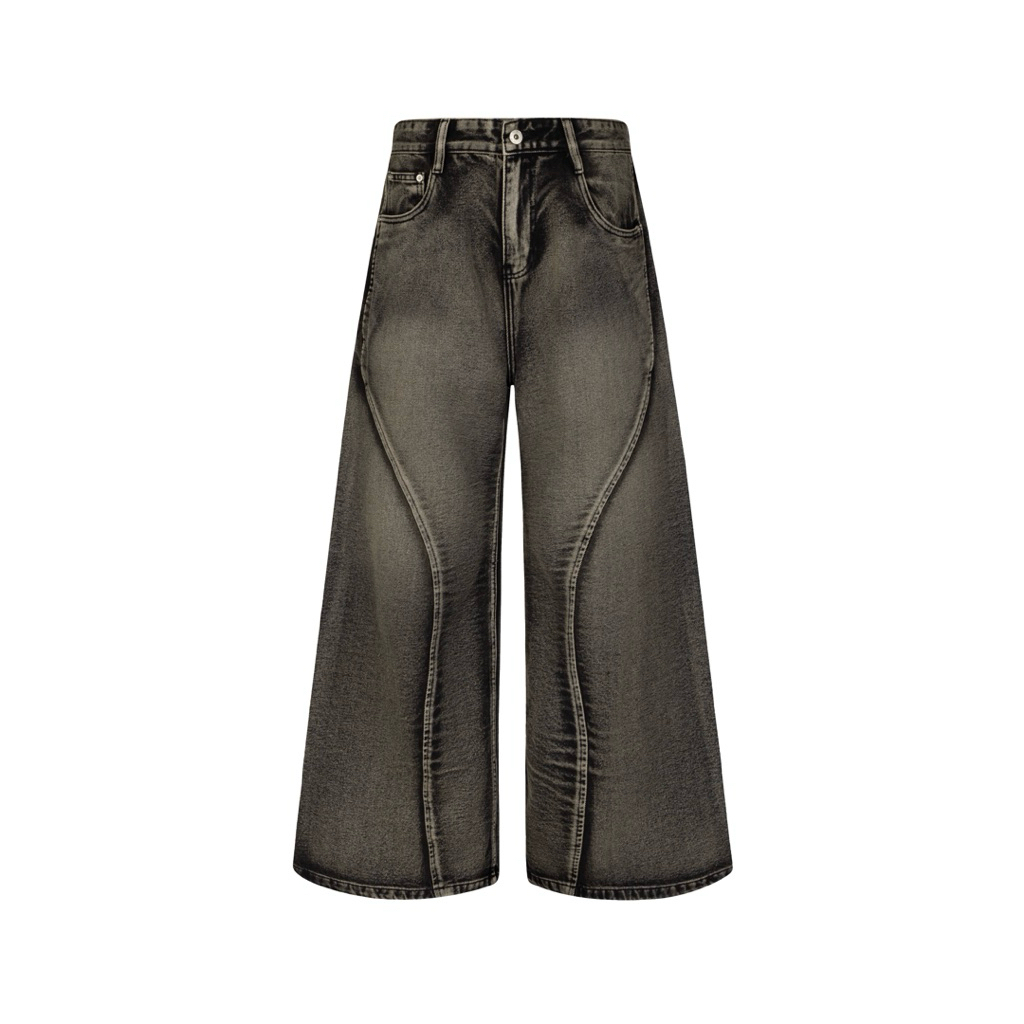 REVOLT | QUẦN JEANS ỐNG RỘNG "BOULDER WASHED JEANS"