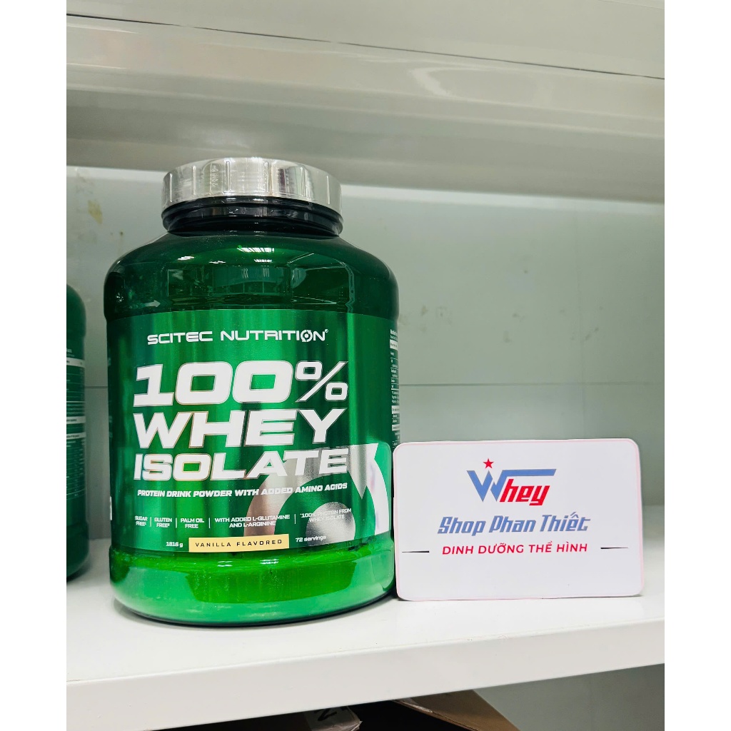 Whey isolate Scitec Nutrition, hấp thu nhanh, hỗ trợ phục hồi và tăng cơ hiệu quả| Scitec Nutrition