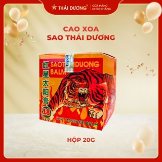 Cao xoa SAOTHAIDUONG - Giúp Làm Ấm, Mềm Da, Xoa Bóp, Hỗ Trợ Giảm Đau Nhức Xương Khớp, Tê Bì - Hộp 01 lọ x 20g