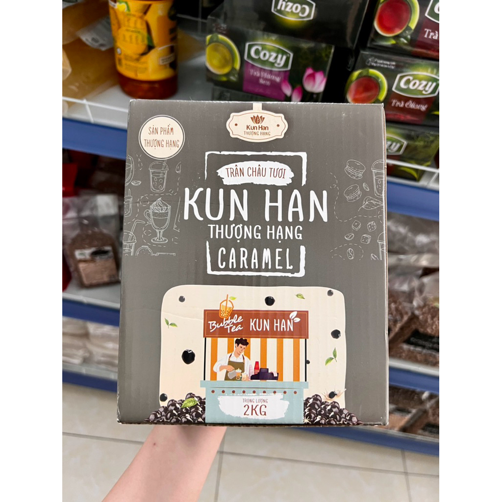 Trân châu Kunhan 2kg Caramel