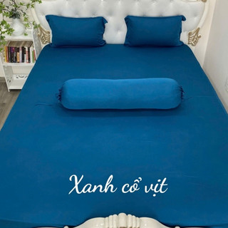 Bộ Drap GỐI Thun Hàn Quốc Mát Lạnh { 4 món }