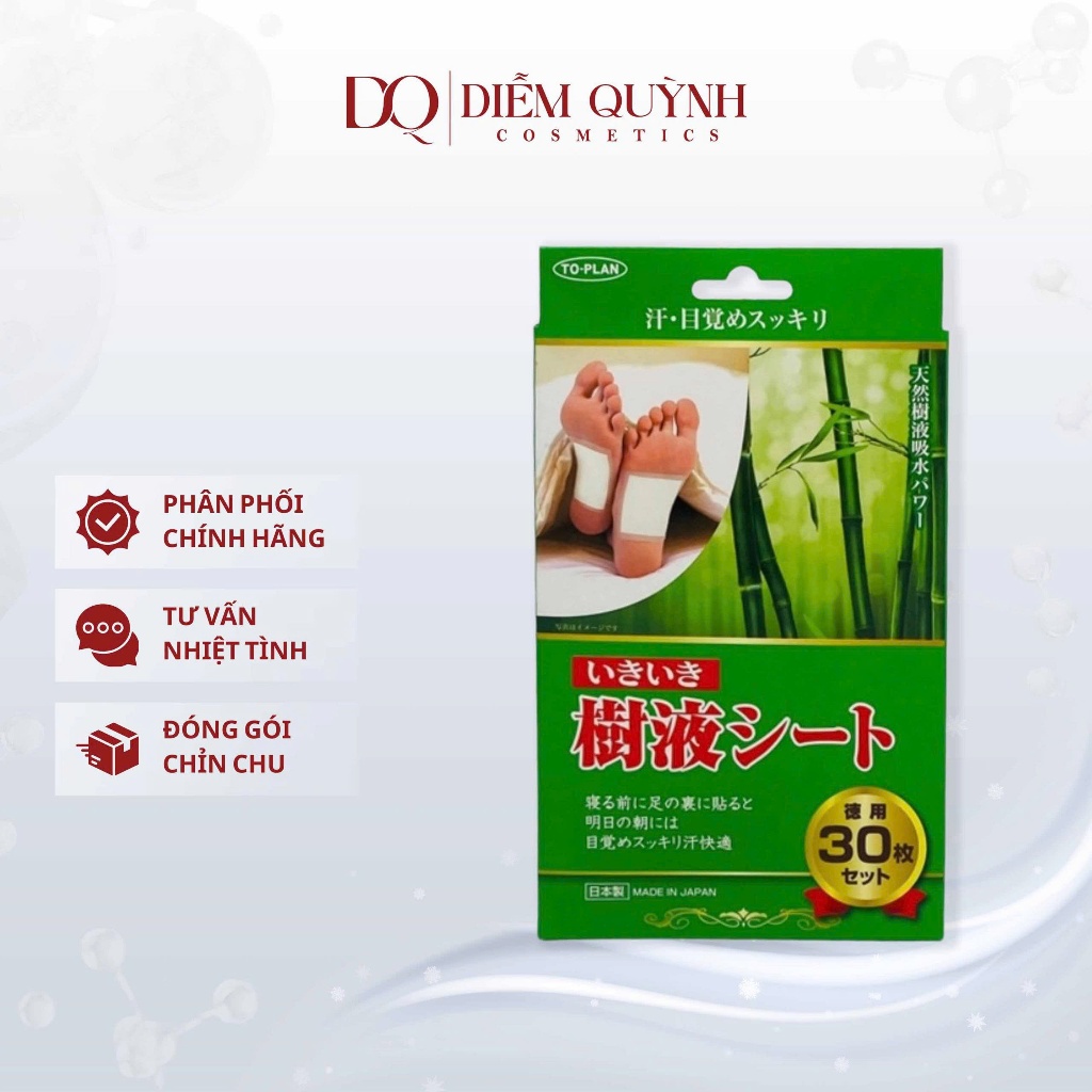 MIẾNG DÁN THẢI ĐỘC CHÂN KENKO NHẬT BẢN 30 miếng