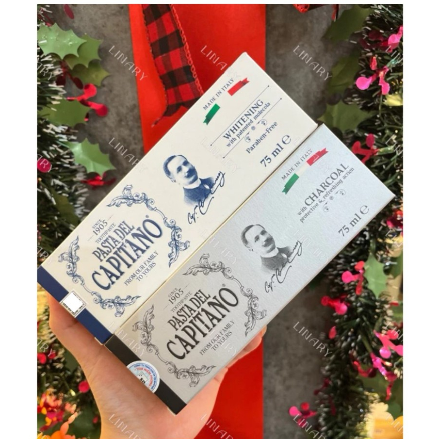 [LINARY1994] Kem đánh răng trắng răng Capitano Pasta del Capitano 1905