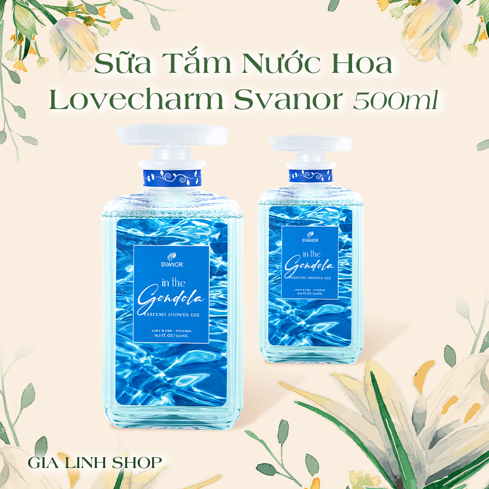 Sữa Tắm Nữ Hương Nước Hoa In The Gondola Svanor Dưỡng Da Mùi Trái Cây Tươi Mát, Năng Động Cá Tính 50