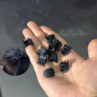 10 cái kẹp mini đen trang điểm