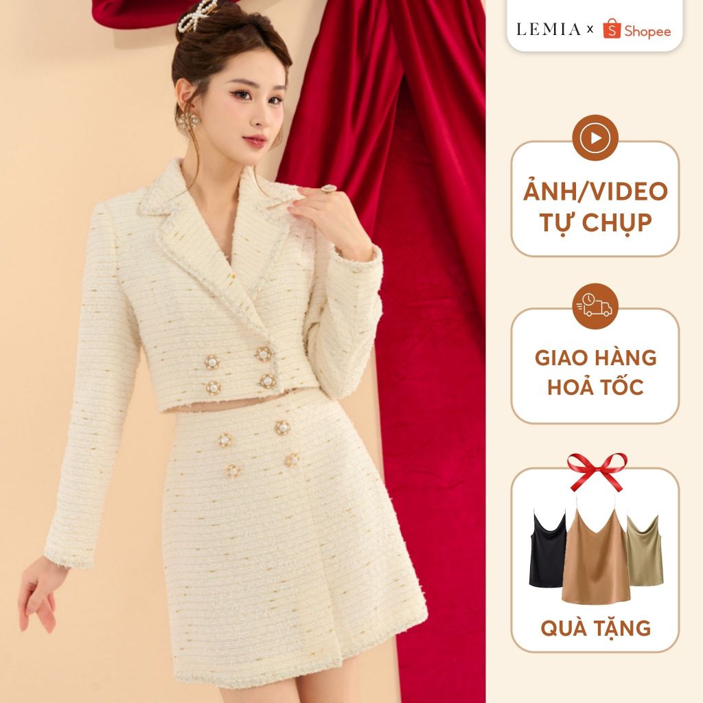 Áo Dạ Cổ Hai Ve Thời Trang Thanh Lịch by LEMIA Design - AT068