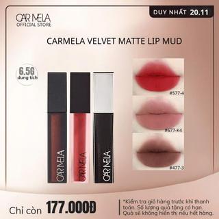  DEAL ĐỘC QUYỀN   Son bùn thuần chay CARMELA  siêu lì kháng chống nước lên đến 5h 6,5g 