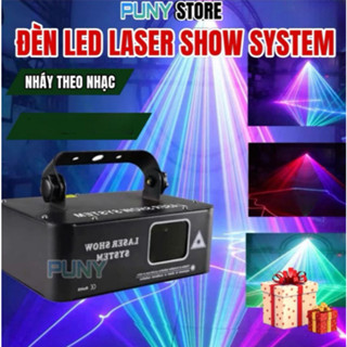 Đèn sân khấu đánh tia Laser Show System chiếu hiệu ứng 3D dành cho  phòng hát karaoke sân khấu phòng bay PUNY 
