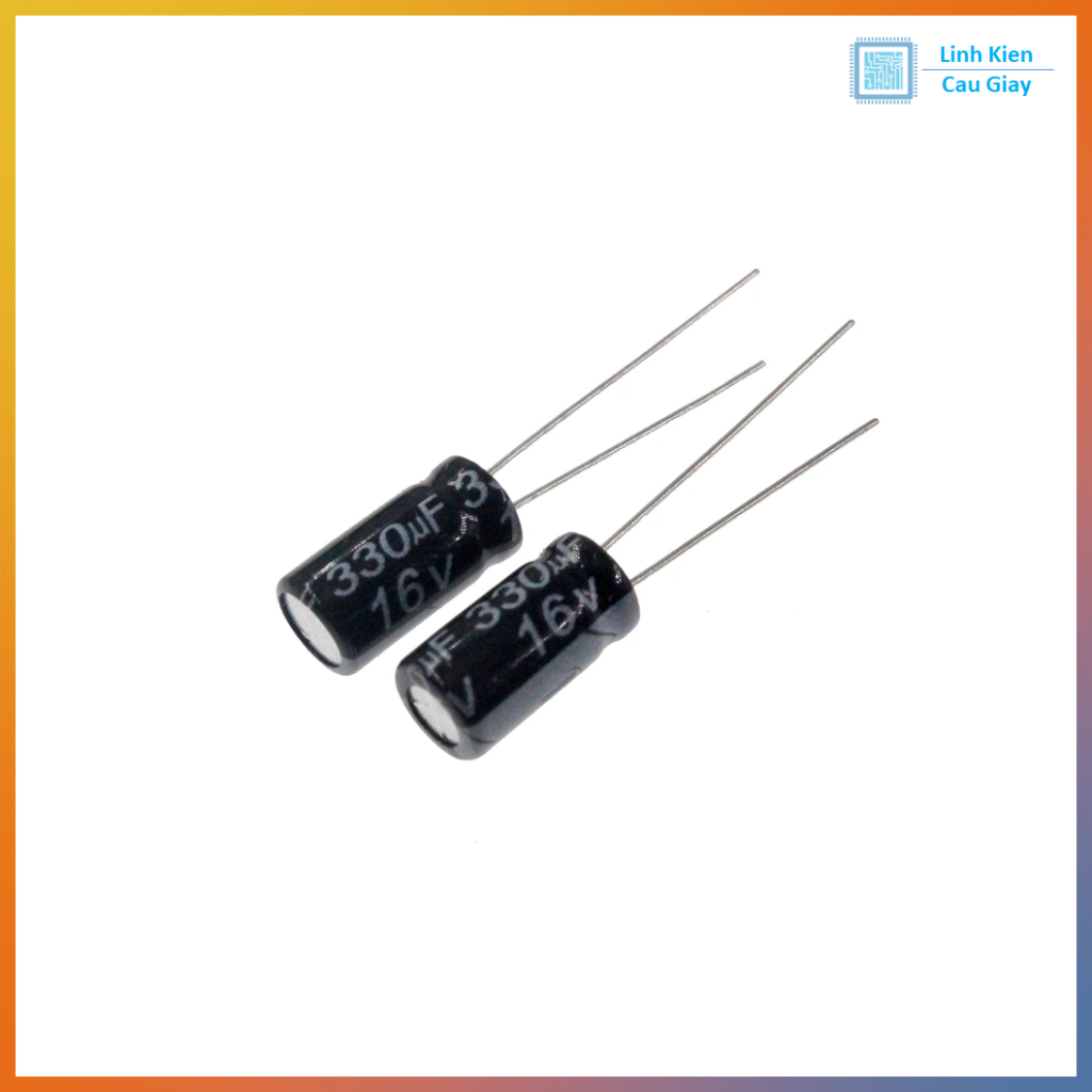 Linh kiện Tụ Hóa 330UF 10V / 16V / 25V / 35V / 50V (Sl 10c)