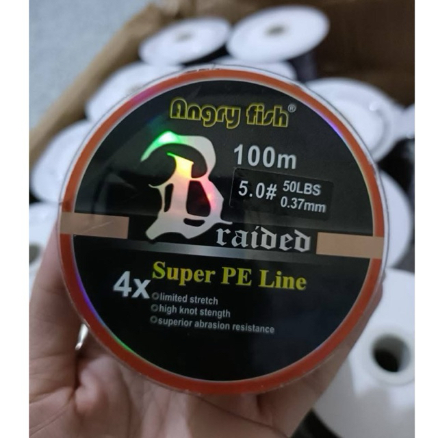 Dây PE siêu bền cuộn 100m,500m,1000m. Đủ size số fishing câu cá