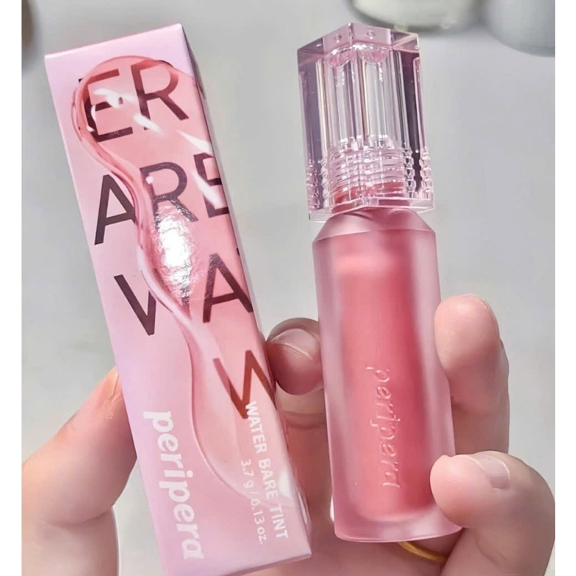 Sale lỗ date 18/12/25 + hạn mở nắp 12 thắng Son Tint Bóng Peripera Ink Bare Water Tint Màu 02