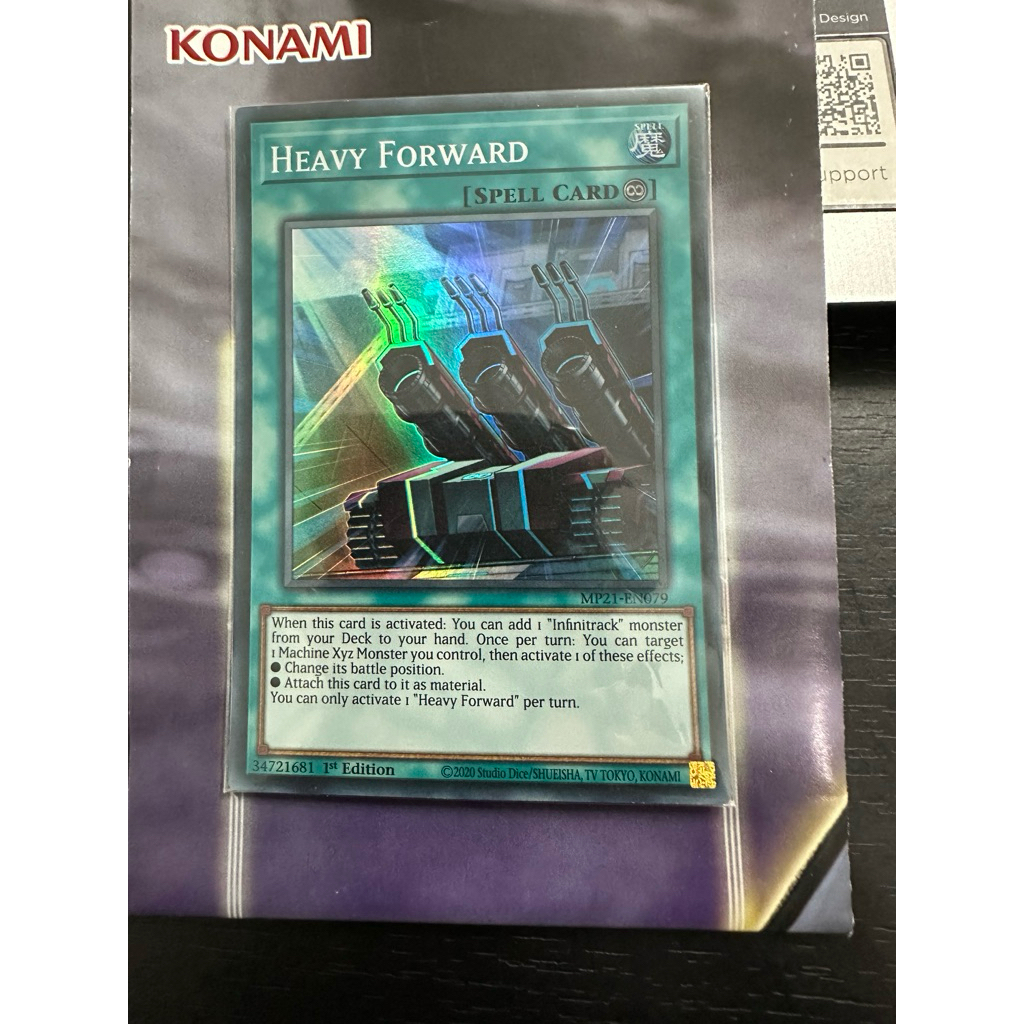 Thẻ bài Yugioh Heavy Forward (Real Card)