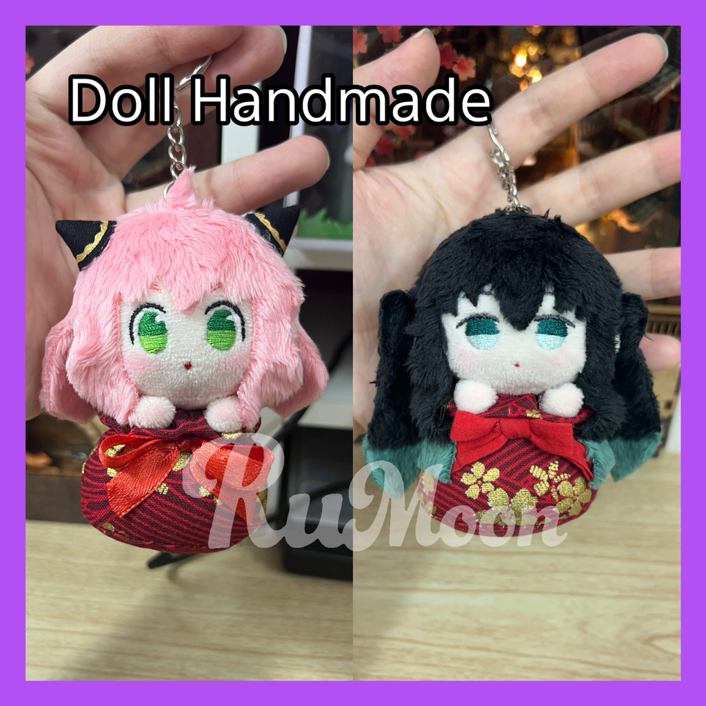 [Restock] Doll Handmade Túi May Mắn Anime 9cm: Anya, Muichiro.. by RuMoon