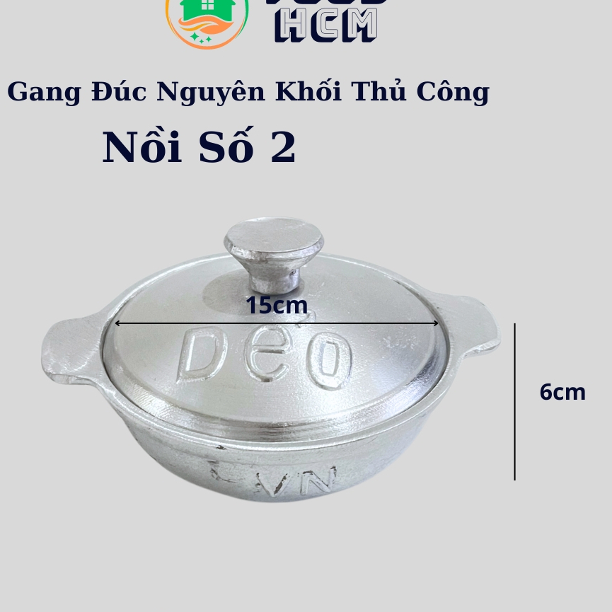 Thố gang đúc kho thịt cá-thố gang bắc dày đúc nguyên khối thủ công