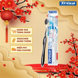  Bàn Chải Đánh Răng Lông Mềm Trisa Profilac Fine Tip Cước Lông Tơ Bàn Chải Siêu Mềm Chạm Đến Từng Kẽ Răng 