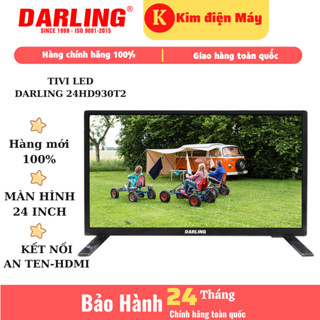 Tivi Darling 24 inch 24HD930T2 màn hình vi tính hàng chính hãng bảo hành 24 tháng -đã có hóa đơn VAT