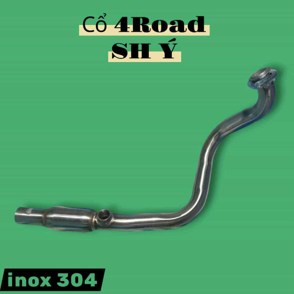 Cổ Pô 4Road Cho Xe SH Ý.inox 304,(Size 27)