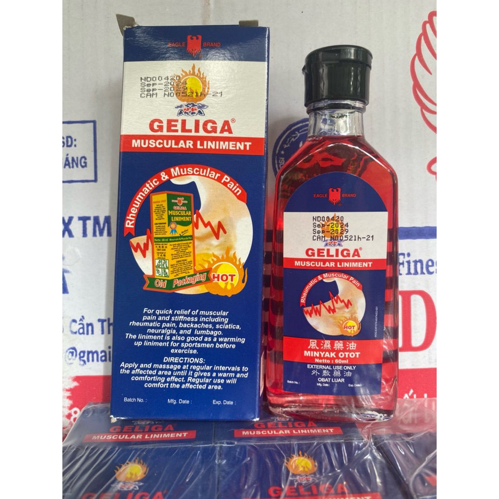 DẦU NÓNG GELIGA INDONESIA 60ml