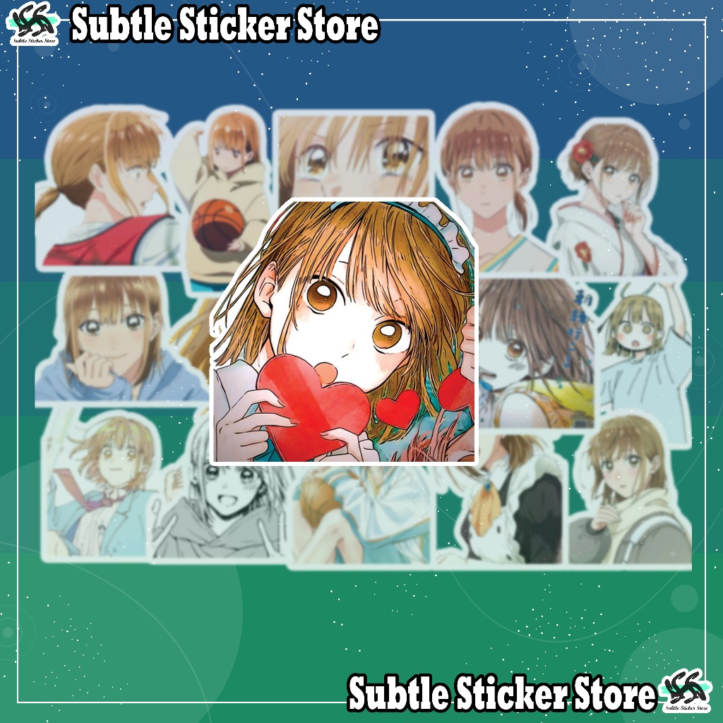 [Blue Box] - Set 10/15 Sticker Chinatsu Kano anime/manga Blue Box hình dán trang trí chống nước chốn