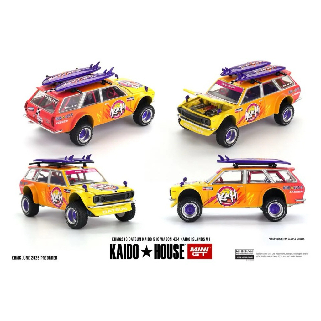 mohinhxeps-1/64_ Kaido House #210 Datsun Kaido 510 Wagon 4x4 Kaido Islands V1