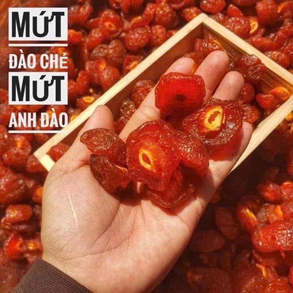[Hàng tết]Xí muội đ.à.o bổ đôi hủ 500g