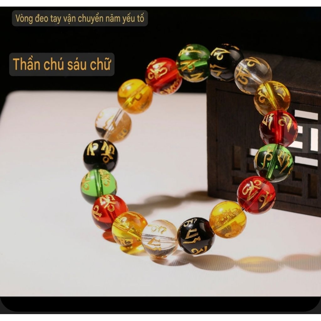 vòng tay lục tự đá khắc chú ommani GIÁ SỈ