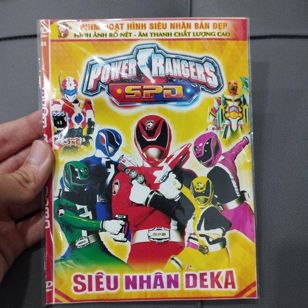 Đĩa dvd siêu nhân Deka