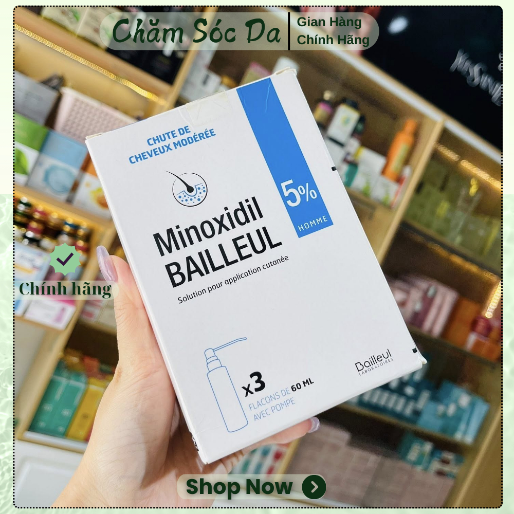 Xịt mọc tóc MinoXidil Bailleul 5%