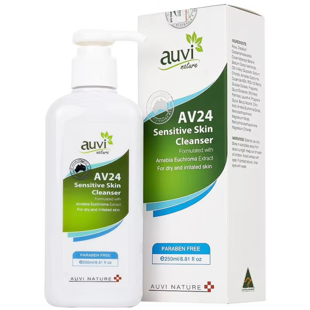 Gel tắm làm sạch và dưỡng ẩm Auvi Nature AV24 Skin Repair Cleanser 250ml