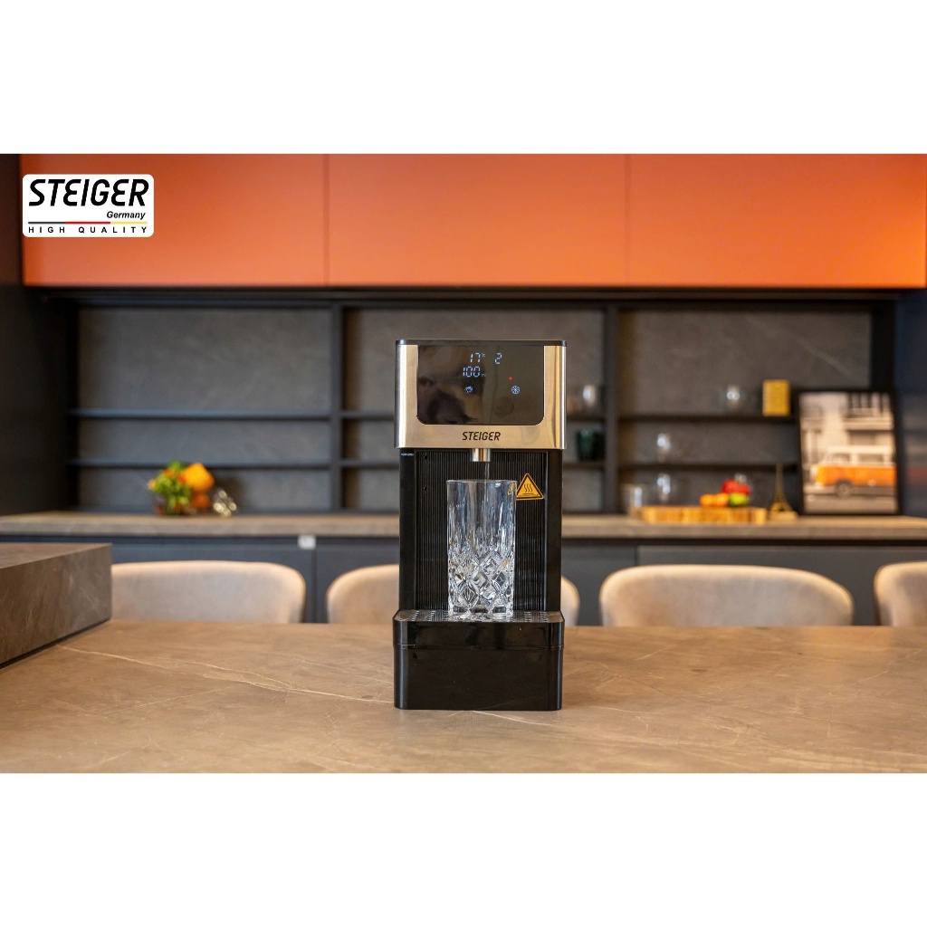 Bình Thủy Điện Nóng Lạnh Steiger STG-888, Hàng Đức, BH 12 Tháng, Shop Authentic