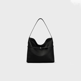 GIAN SAIGON – Túi Tote Da Khóa Đai – Belted Leather Tote - Màu Đen
