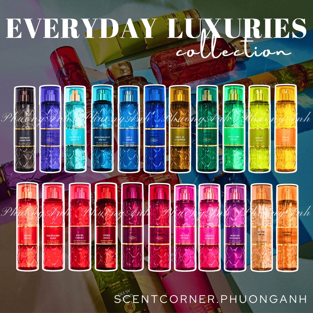 If You Musk | Midnight addiction | Guilty As Fig | Pink Obsessed - Body Mist Bath & Body Works 236ml