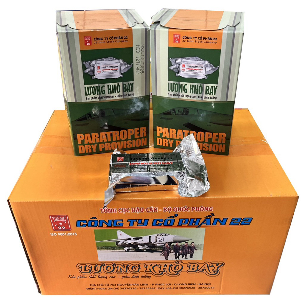 Combo thùng Lương khô bay 6kg- lương khô Quân đội