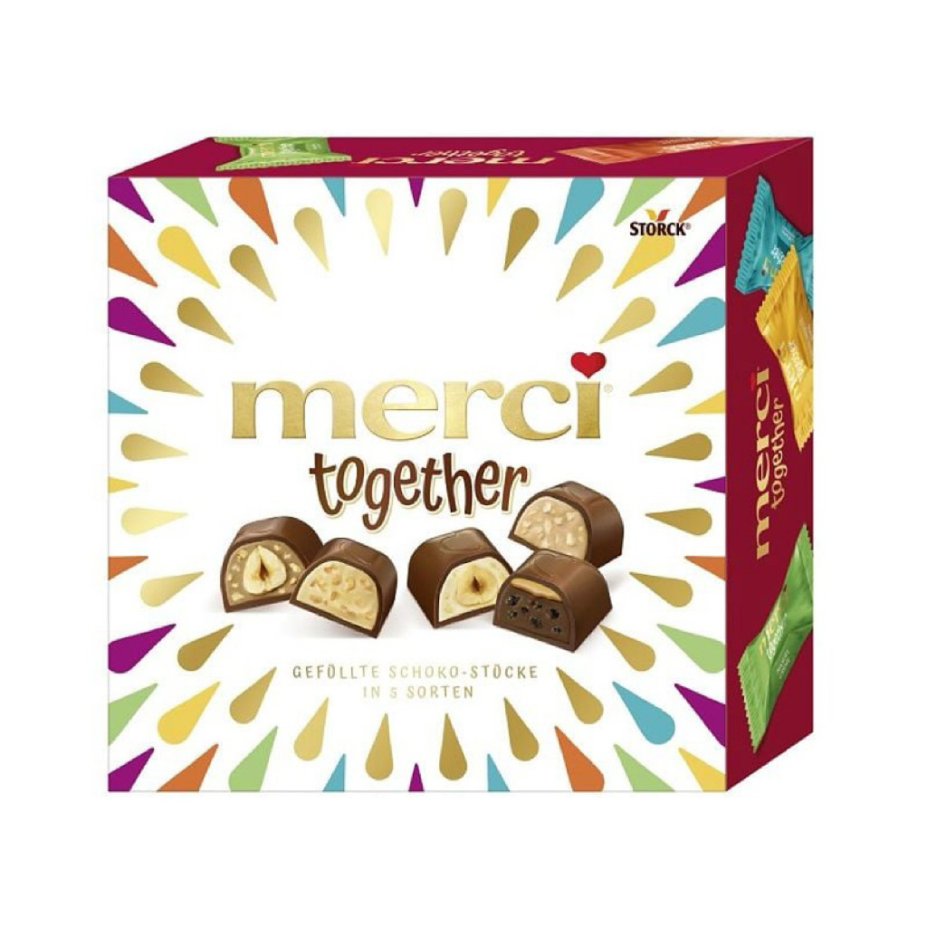 [hỏa tốc] Socola Kẹo sô cô la Storck Merci Together 175g