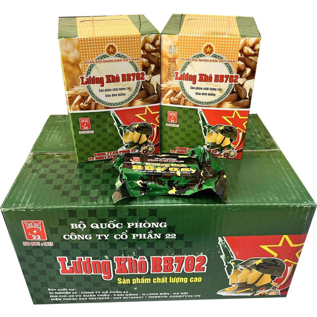 Combo thùng lương khô truyền thống Bb702 4,2kg- Lương khô quân đội