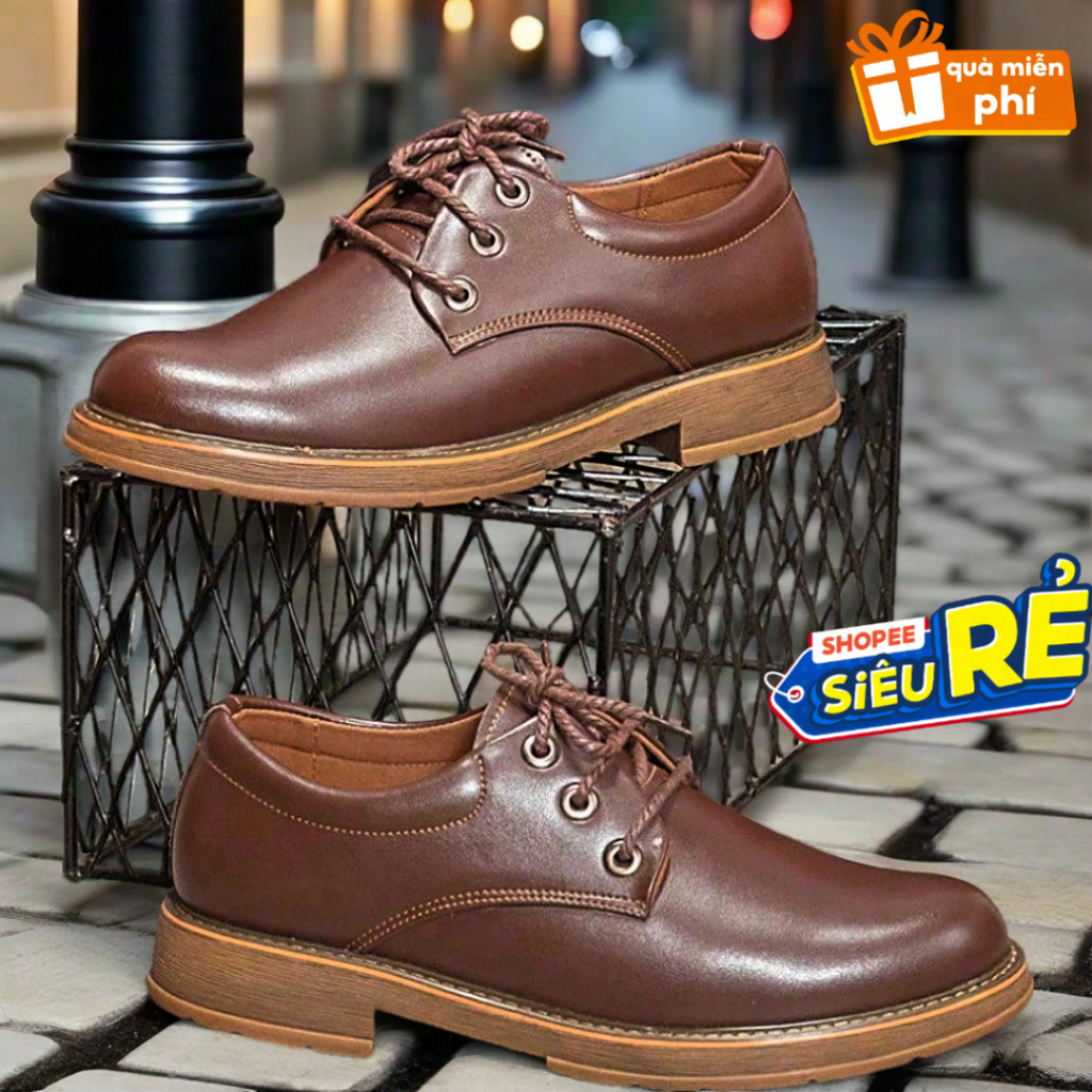 Giày Đốc Nam Da Bò Cao Cấp Mạnh Mẽ Quý Phái Lịch Thiệp Sang Trọng  G47 Bảo Hành 1 Năm
