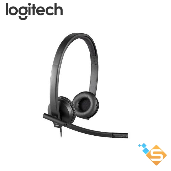 Tai Nghe USB-A Logitech H570e H540 H390 H340 có dây có mic giảm ồn nút điều khiển - Bảo Hành 2 Năm