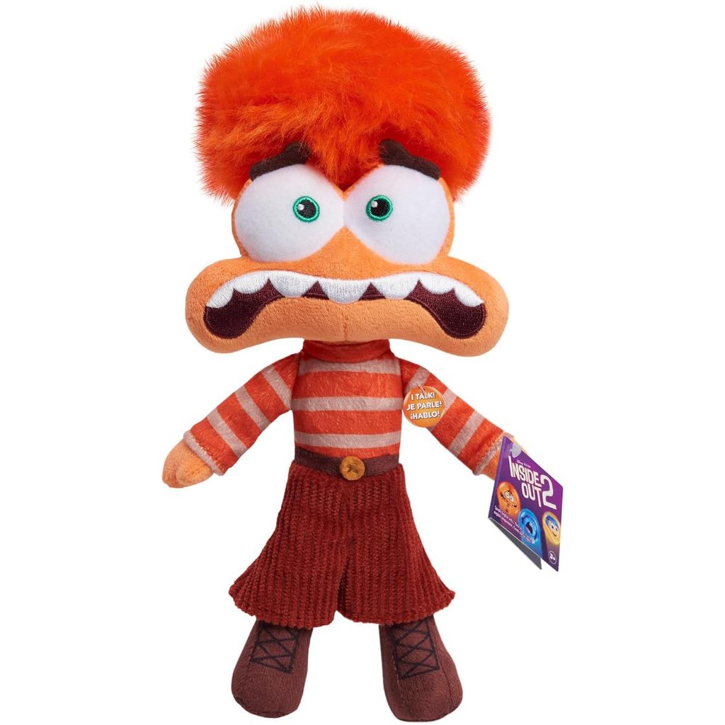 Thú nhồi bông Inside Out 2 Talk It Out Small Plush - Anxiety, Kids Toys for Ages 3 Up by Just Play
