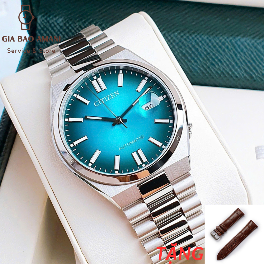 Đồng Hồ Nam CITIZEN Automatic Tsuyosa President NJ0151-88X Chính Hãng Tặng Dây Da Cao Cấp