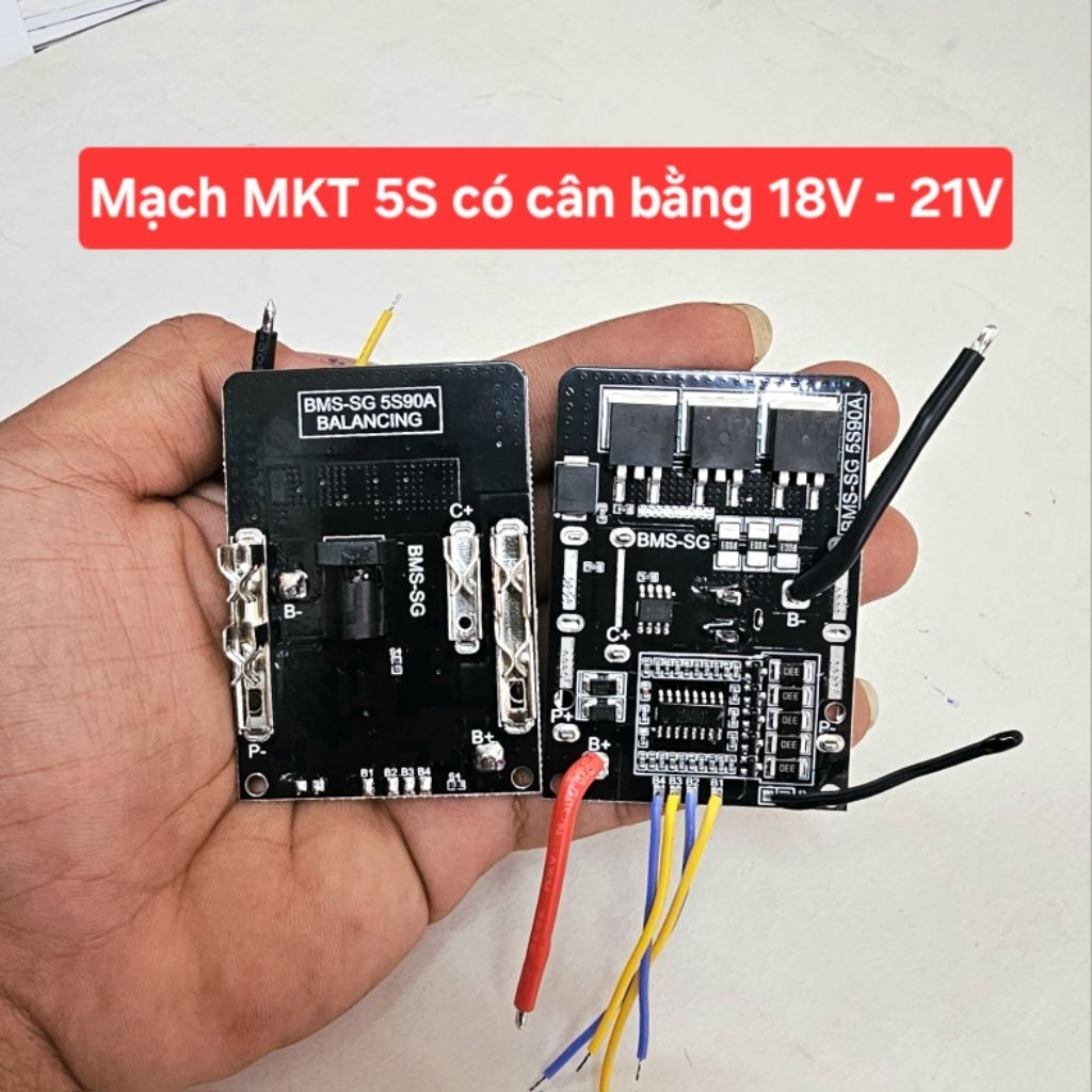 Mạch pin cân bằng Makita 5s 18V 21V chân M21