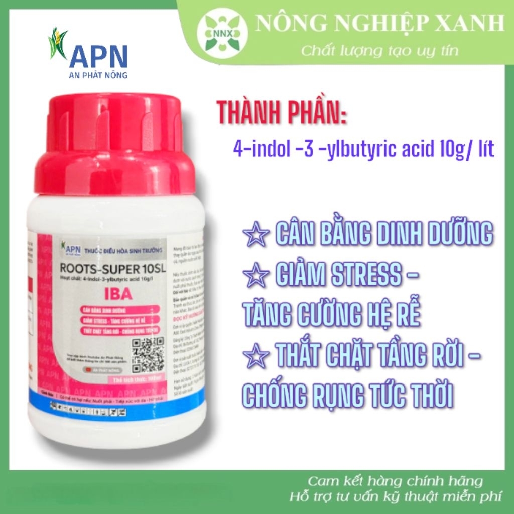 IBA SIÊU KÍCH RỄ chai 100ml - Sản Phẩm Điều Hòa Sinh Trưởng Cây (Cân bằng dinh dưỡng, Tăng cường hệ 