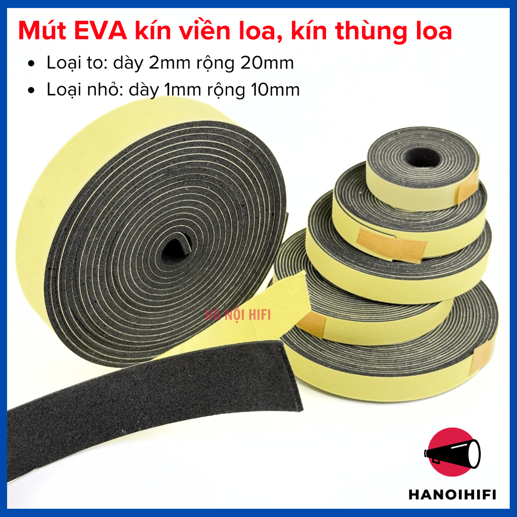 Mút Eva kín hơi thùng loa, mép loa, cửa nhiều kích cỡ giá rẻ giá rẻ giá bán…