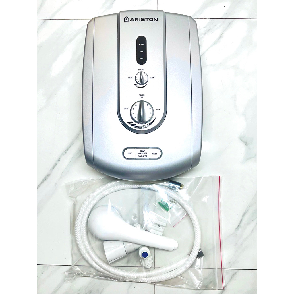 MÁY  NƯỚC NONG ARISTON CÓ  BƠM CỦ(có  bảo hành )trọn  bộ :máy +van+bộ vòi  sen