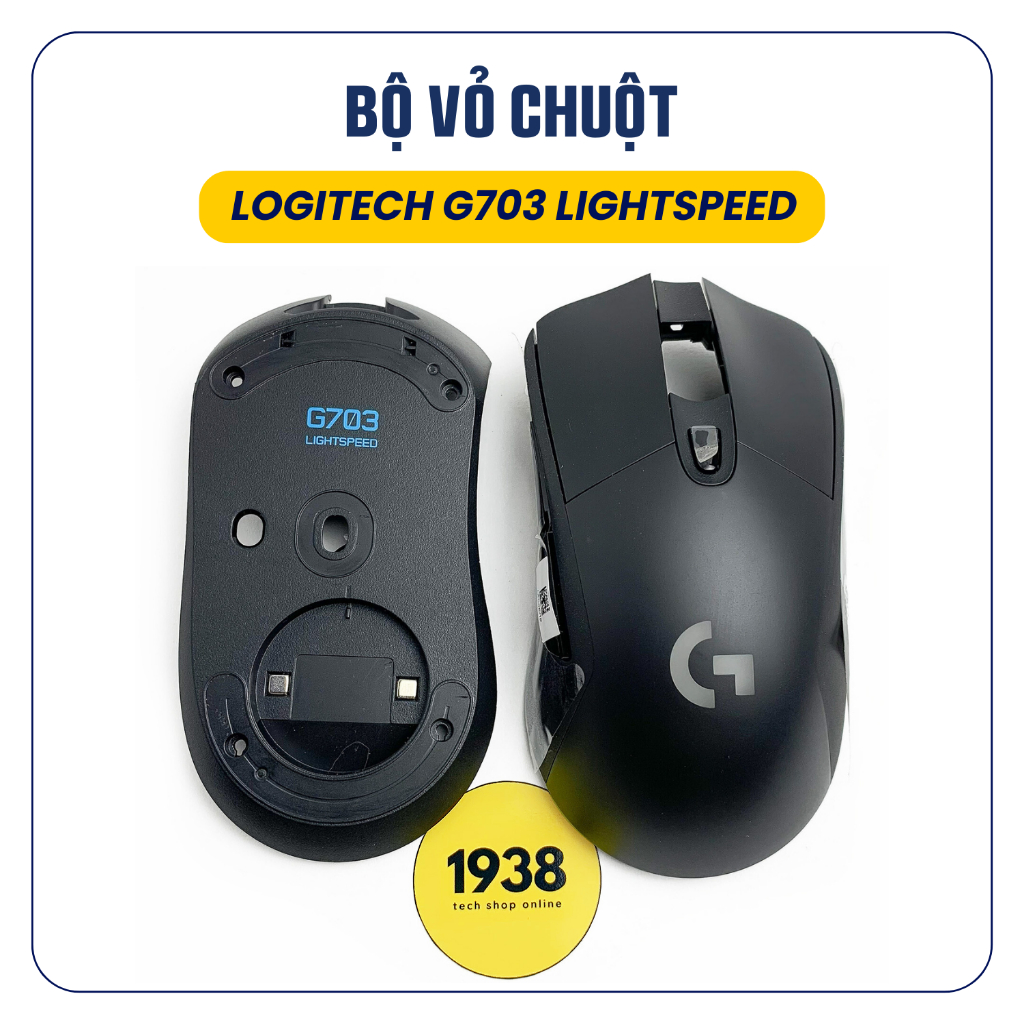 (Tặng Feet) Bộ Vỏ Chuột Thay Thế Logitech G703 Lightspeed Không Dây - Mới 100%