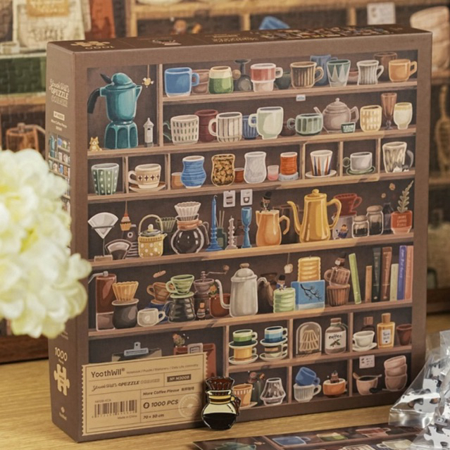 YOUTHWILL PUZZLE 1000pcs ENJOY A CUP OF COFFEE