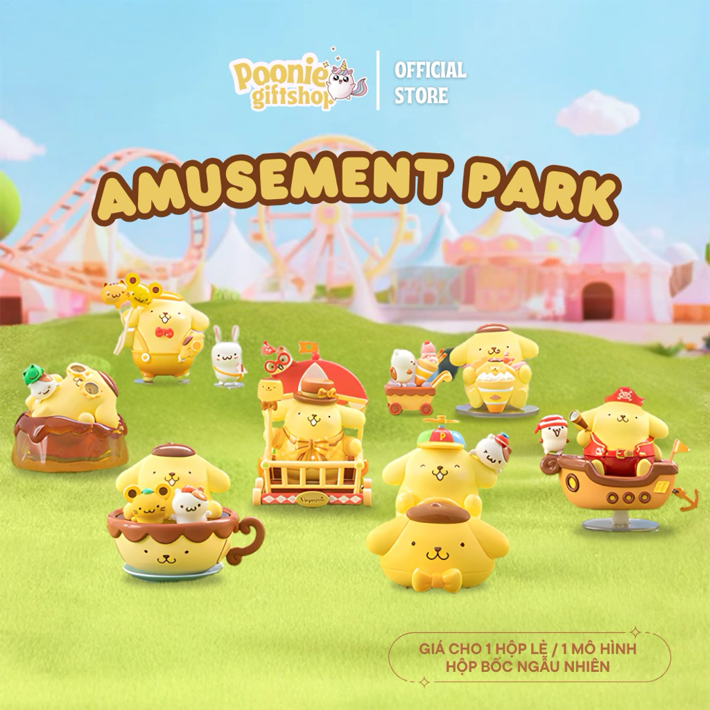 [ CHÍNH HÃNG TOPTOY ] Hộp mô hình Blindbox Pompompurin Amusement Park