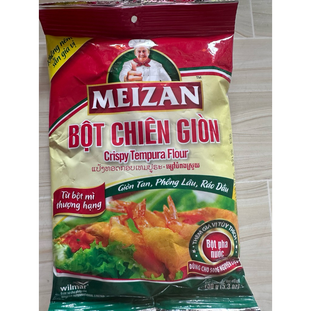 3bịch bột chiên giòn mezan 150g