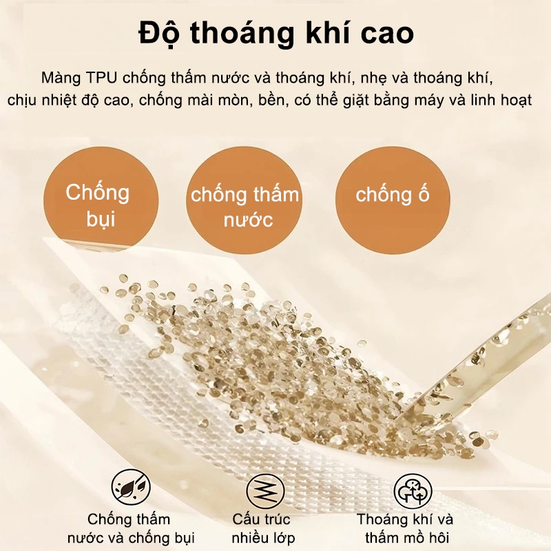 LUMOO ga chống thấm 1m2/m6/m8 THOÁNG KHÍ MỀM MẠI Cho bé Có vỏ gối | BigBuy360 - bigbuy360.vn