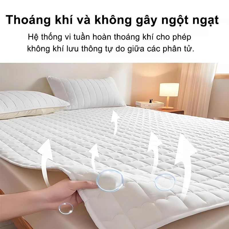LUMOO ga chống thấm 1m2/m6/m8 THOÁNG KHÍ MỀM MẠI Cho bé Có vỏ gối | BigBuy360 - bigbuy360.vn