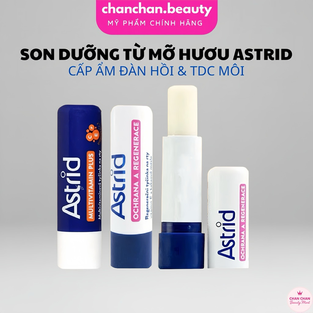 Son dưỡng Astrid tái tạo môi từ mỡ hươu CHANCHAN beauty
